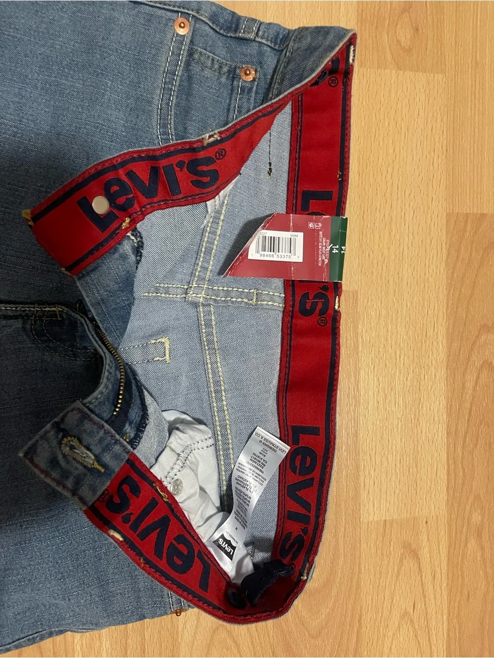 Levi's Boys 511 Slim Fit Stretch Jeans I- Light Blue